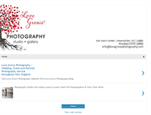 Tablet Screenshot of lovegrowsphotography.com